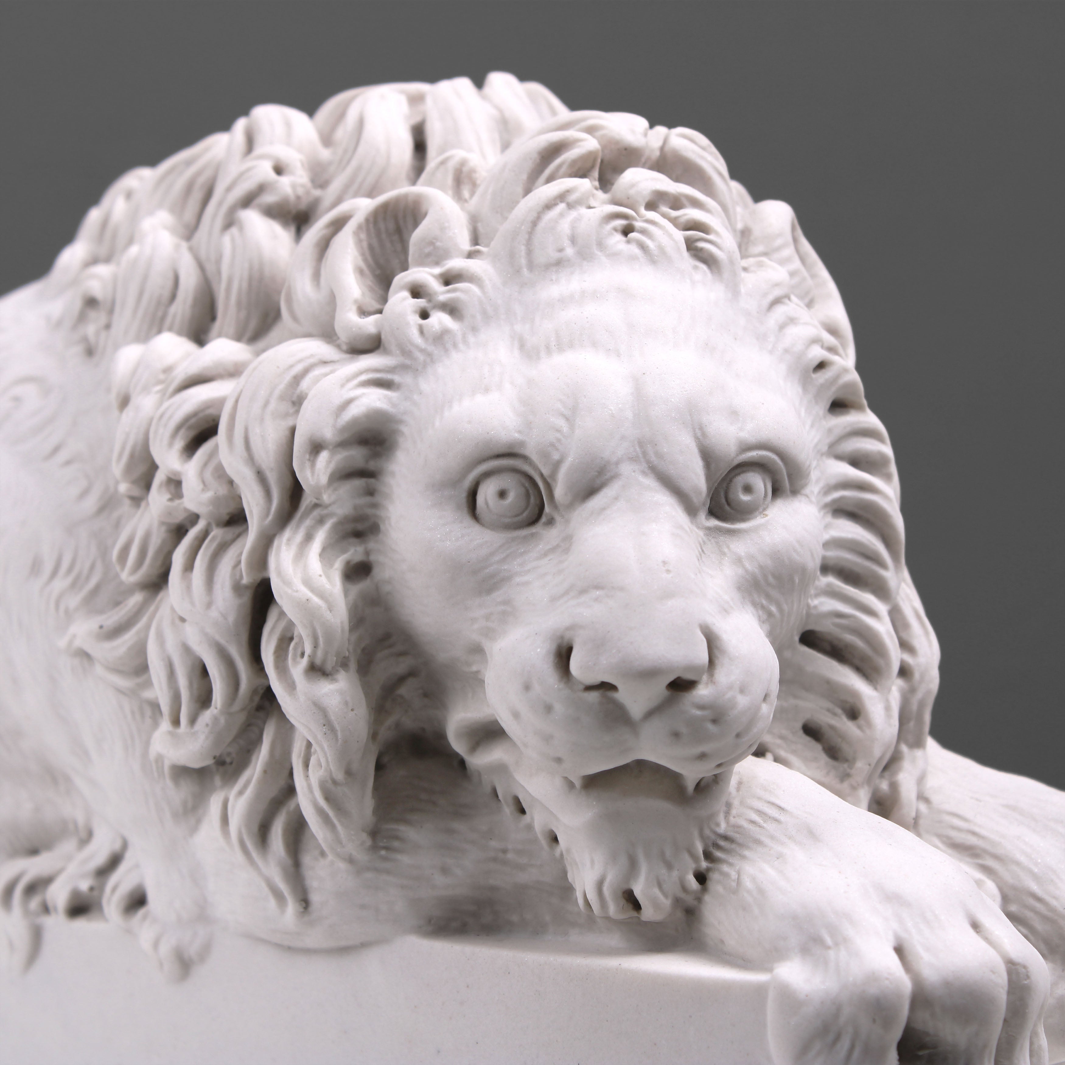 Lion Head Sculpture