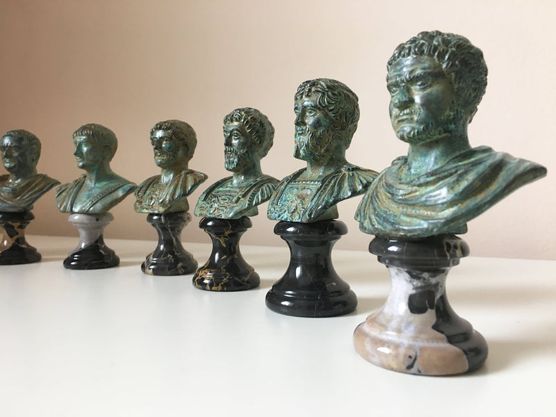 Vespasian Bust (Green Bronze)