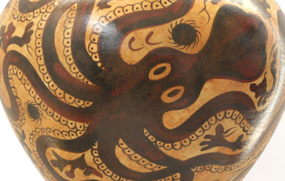 Minoan Octopus Vase Amphora Pottery - The Ancient Home