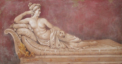 Paulina Borghese as Venus Fresco