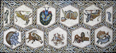 Carpet of Animals Mosaic