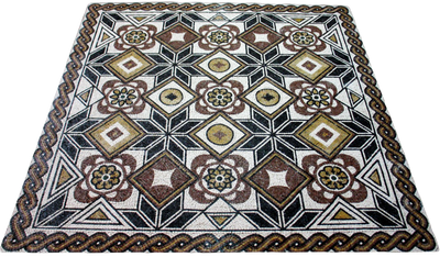 'Polychrome' Geometric Mosaic