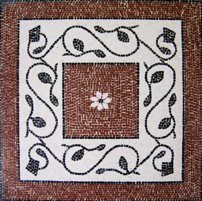 'Branches of Leaves' Geometric Mosaic