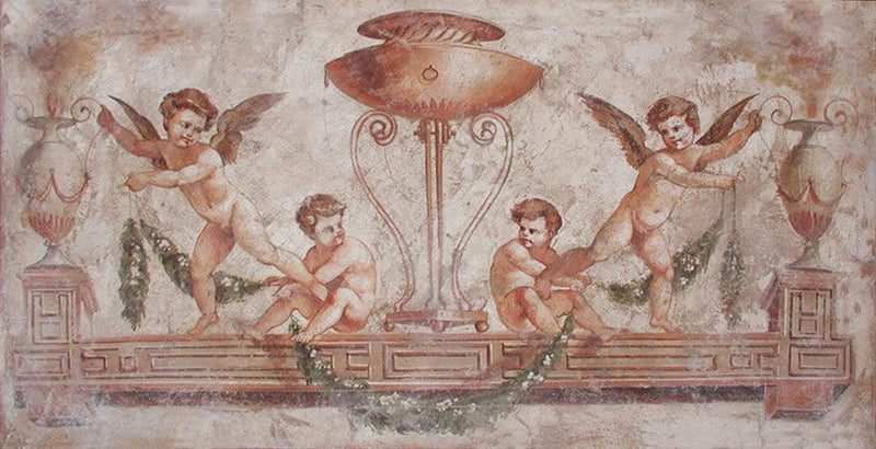 Cherubs Fresco (Inspired by a Famous Angioletti Painting)