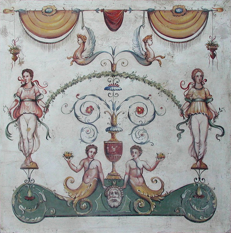 Renaissance Frescoes - Classical Italian Wall Paintings for Sale