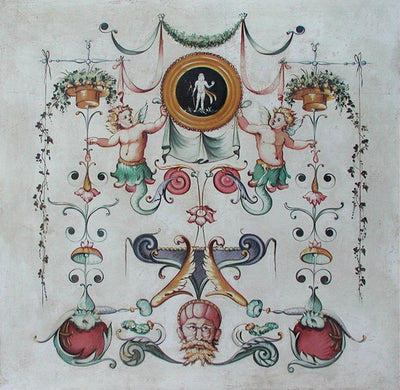 Grotesque Fresco with Cherubs