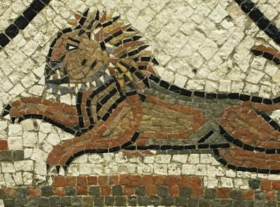 Lion - Mosaic Fragment