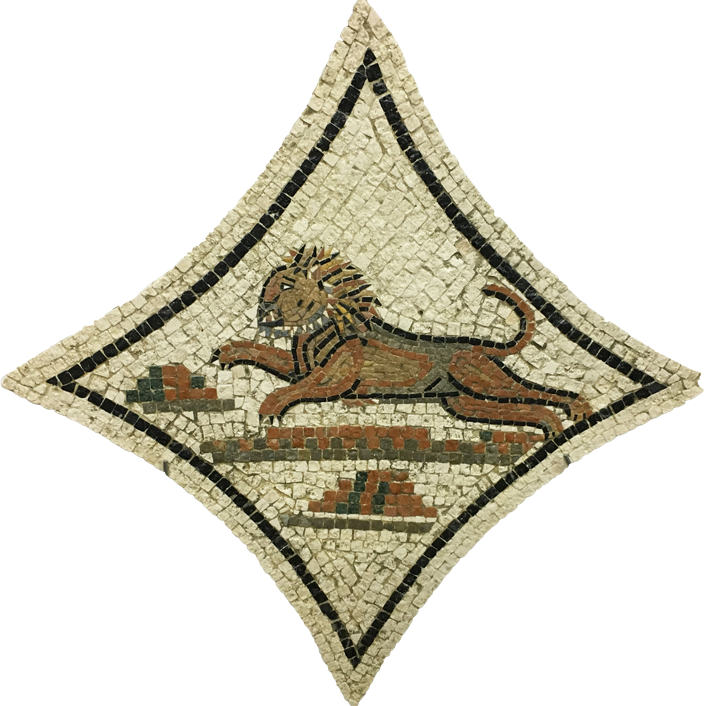 Lion - Mosaic Fragment
