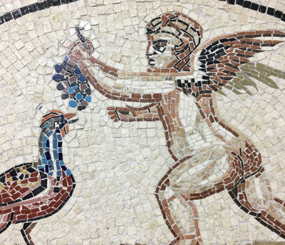 Eros and Pheasant - Mosaic Fragment