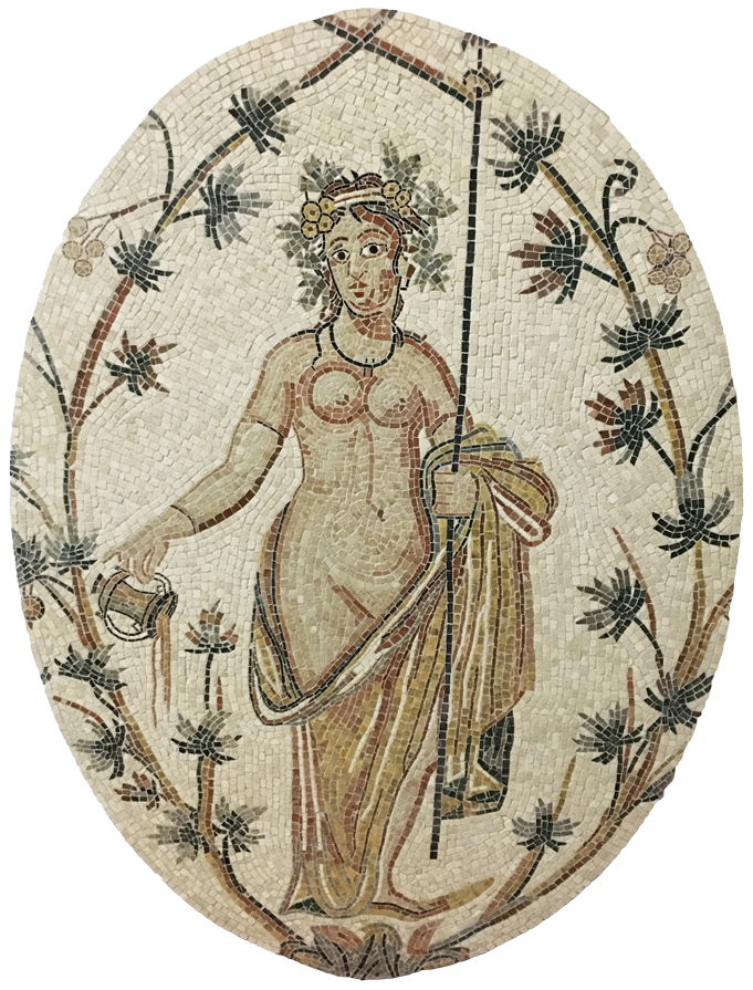 Goddess of Autumn Mosaic