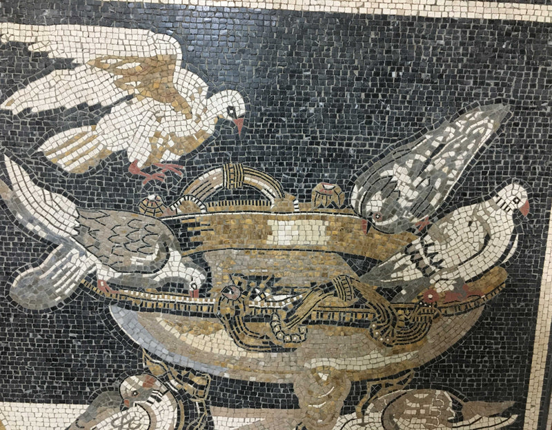 Pigeons Mosaic