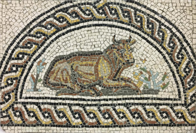 Bull from the Seasons of the Year Mosaic