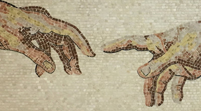 The Creation of Adam Mosaic (Fragment)