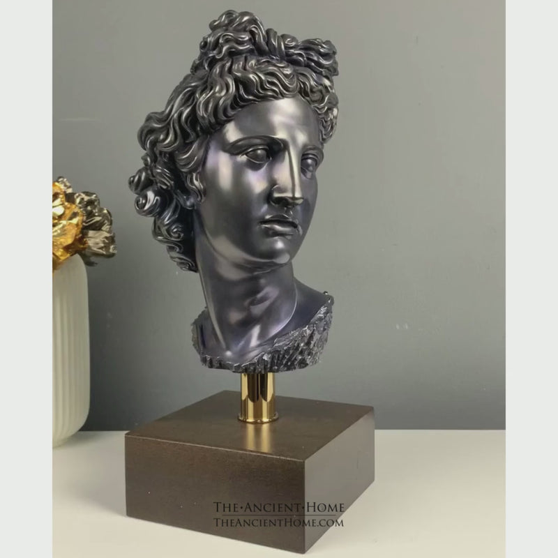 Bust of Apollo - Olympian God (Bronze)
