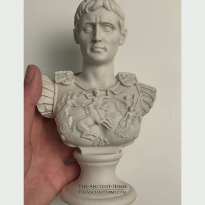 Augustus Caesar Bust as Centurion of Primaporta Sculpture (Small)