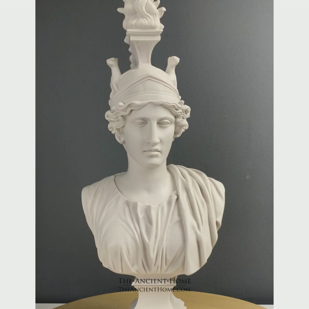 Athena Bust Sculpture marble statue greek roman luxury home decor – The  Ancient Home