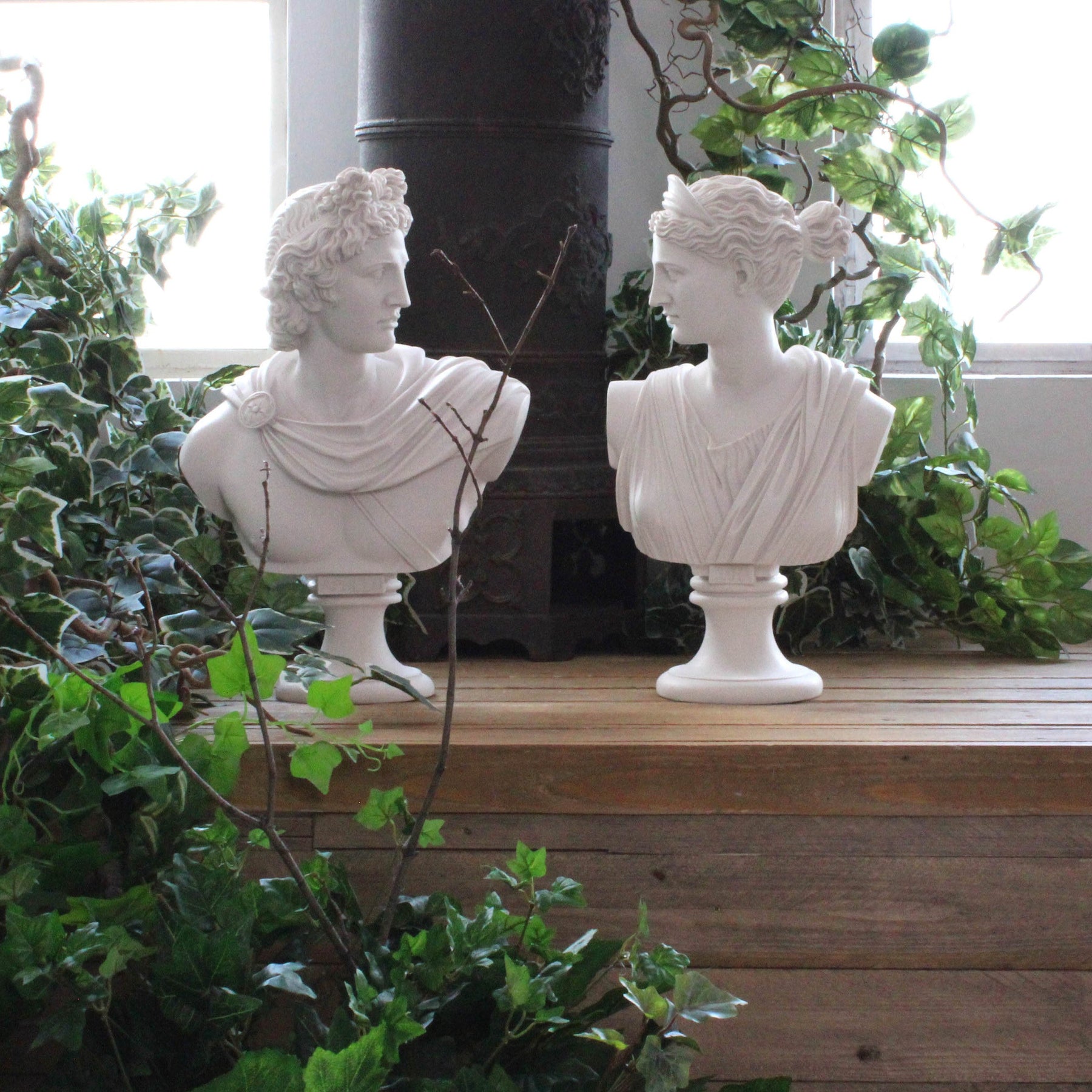 Apollo Bust Sculpture (Large) The Ancient Home marble statue greek